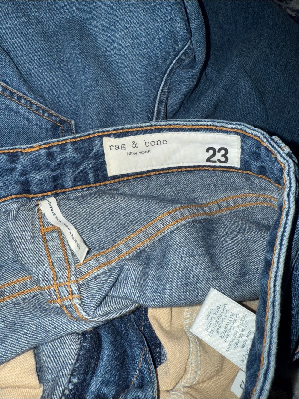 RAG & BONE Ruth Super High-Rise Straight - Picture 5 of 7